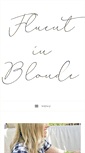 Mobile Screenshot of fluentinblonde.com